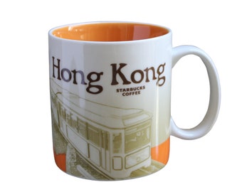 Starbucks Hong Kong Ceramic Coffee Mug Vintage