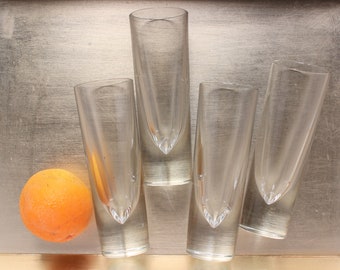 Brunch Glasses Made In Italy Bullet Gumps Vintage Set Of 4 Vintage 1990s