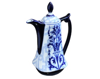 Chinoiserie Blue White Teapot Porcelain Vintage Bombay Penzance Tea For 1