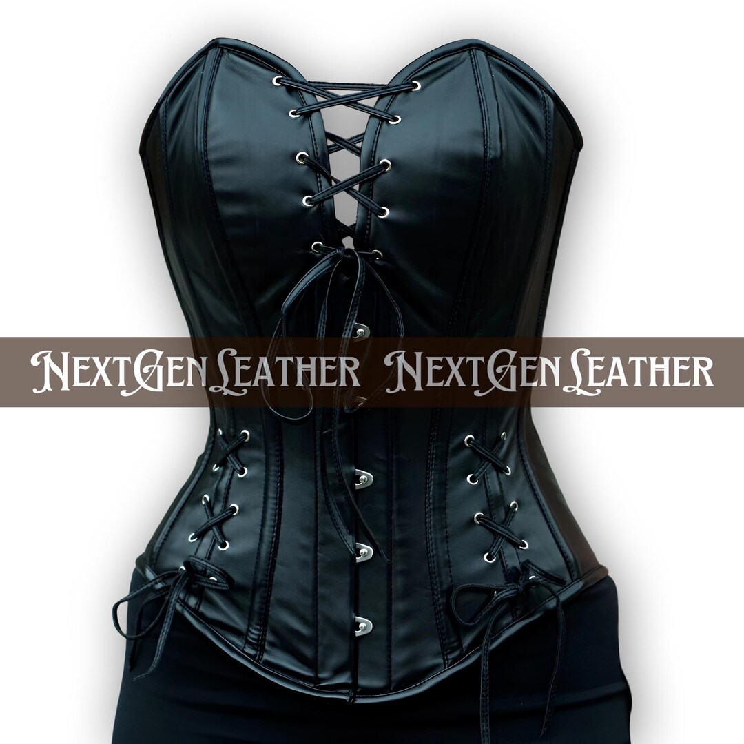 Snake Lace-Up Waist Cincher with Garters