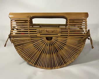 Vintage Coach Geometric Roll Bag, #9045, Custom Colored Green