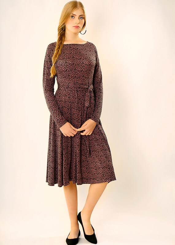 mid length dresses with sleeves