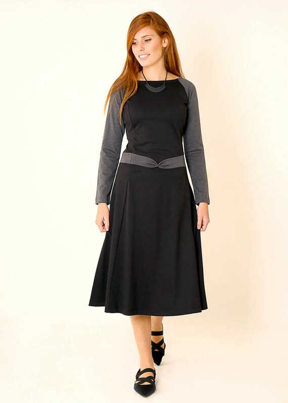 mid length swing dress
