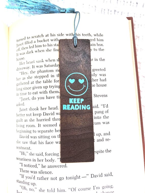 Handmade Wooden Bookmark, Back to School Gift, Keepsake Gift for Teacher, Unique Book Lover Gift, Personalized