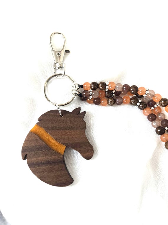 Custom Made - Handcrafted Wooden Western Keychain – Boot, Hat, Horseshoe – Custom Style – Boots & Brims Collection