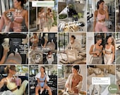 Fitness Instagram Templates, Personal Trainer, Nutrition Coach, Pilates (Canva Download)