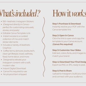 150+ Instagram Stickers | Canva Wellness Pack (PNG) image 4