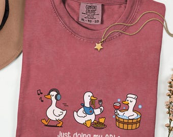 Funny Occupational Therapy Shirt, Silly Goose Comfort Colors® Tee, Pediatric OT Gift For Student, COTA Shirt, ADL Rehab Team Shirt