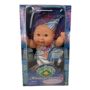 Muñeca Cabbage Patch Kids Millennium Celebration 2000 Año Nuevo Mattel Vintage NIB