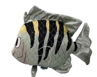 Disney Little Mermaid Fish Pillow Plush Kid Room Decor Stuffed Animal Franco 18"