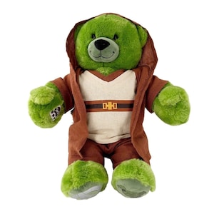 Marvel Build-A-Bear Workshop Hulk Plush Toy Jedi Robe Costume Collectible Gift