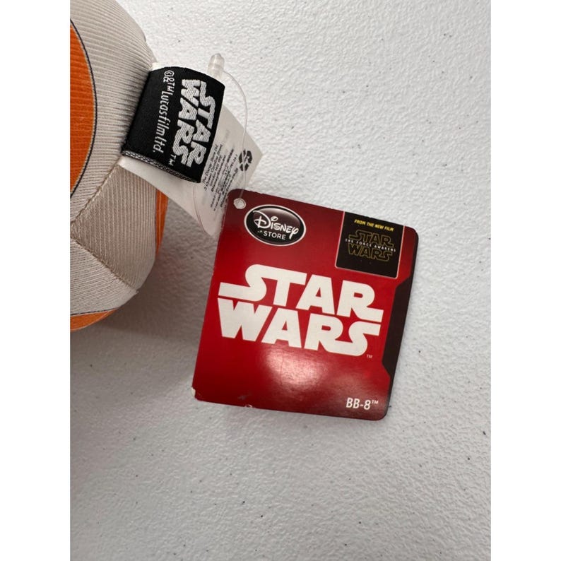 Set de peluches de Grogu y BB-8 de Star Wars Disney Store, juguetes de peluche suaves, adhesivos para ventanas. imagen 3