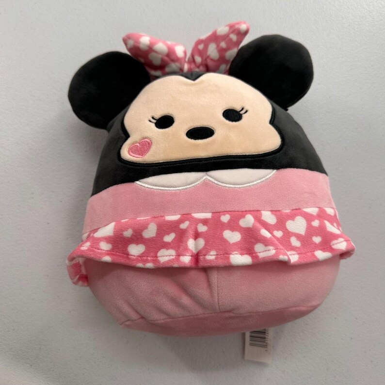 Squishmallows Disney Minnie Maus Plüsch 10"Rosa Herzen Gefüllte Valentinstag Bild 8