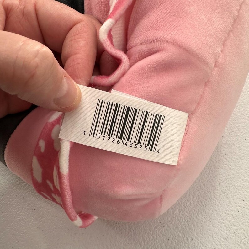 Squishmallows Disney Minnie Maus Plüsch 10"Rosa Herzen Gefüllte Valentinstag Bild 4