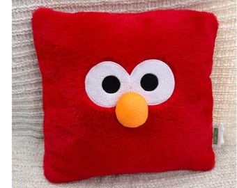 Sesame Street Elmo Plush Pillow Character Red 13" Stuffed Animal Toy Kid Nursery