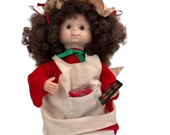Vintage 1993 Santas Best Undercover Kids Doll, Animated Christmas Retro Collectible