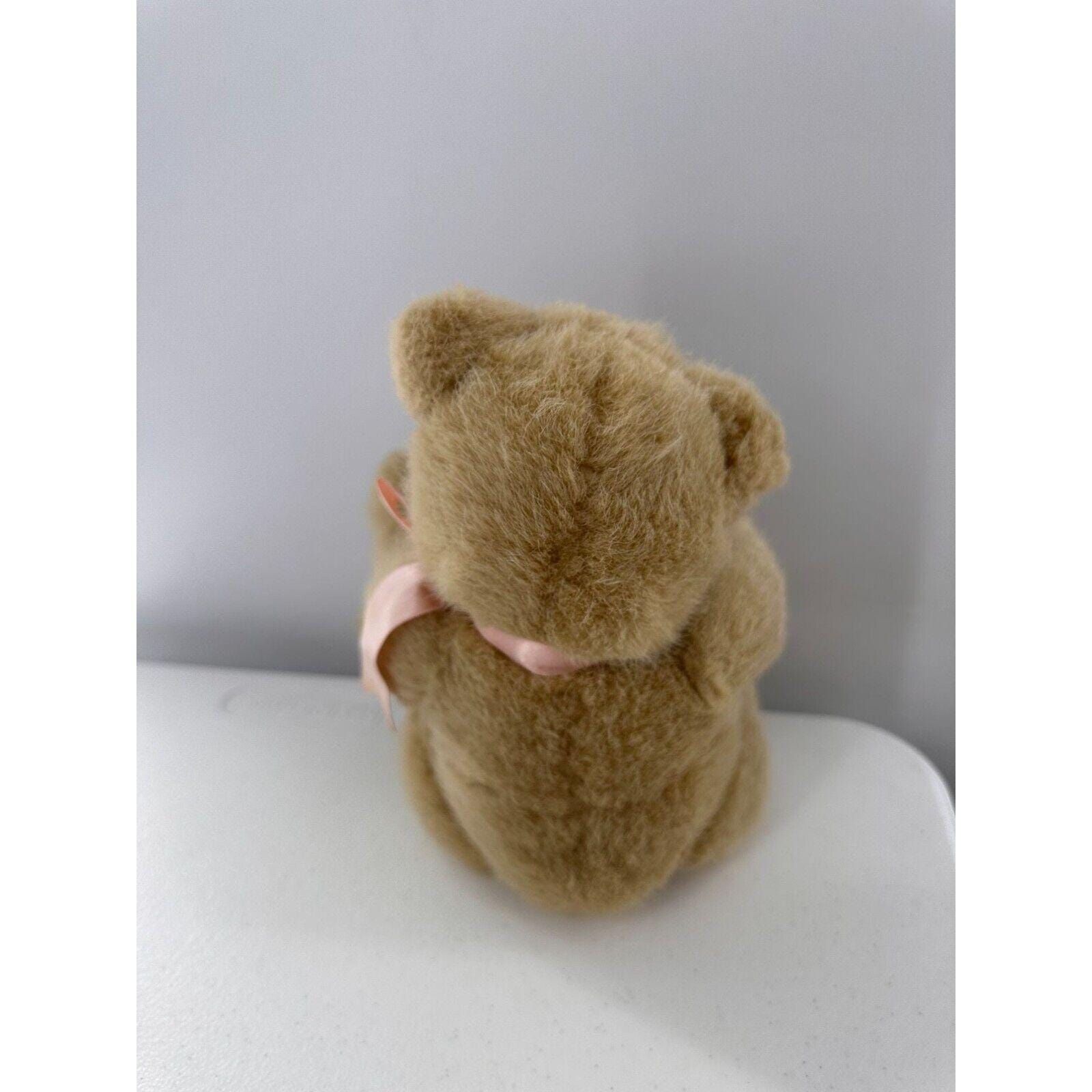 1994 Dakin Cherished Teddies Plush Bear Pink Ribbon 9