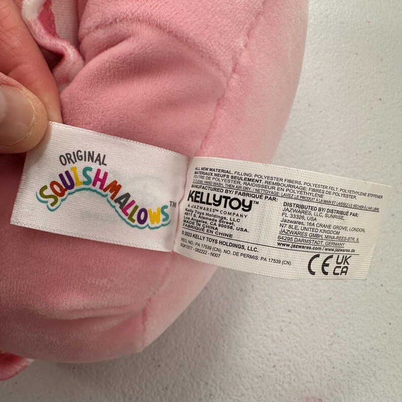 Squishmallows Disney Minnie Maus Plüsch 10"Rosa Herzen Gefüllte Valentinstag Bild 3