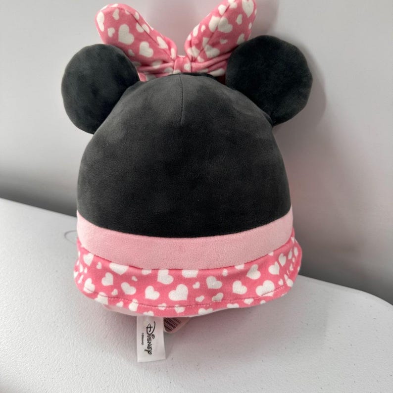 Squishmallows Disney Minnie Maus Plüsch 10"Rosa Herzen Gefüllte Valentinstag Bild 6