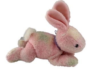 ♡Bunny Animal Adventure Pink White Green Gingham Flower Bunny