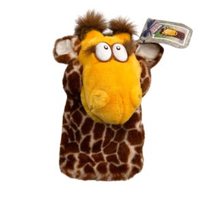 Vintage House Of Lloyd Giraffe Safari Hand Puppet Fine Toy Korea Plush Retro