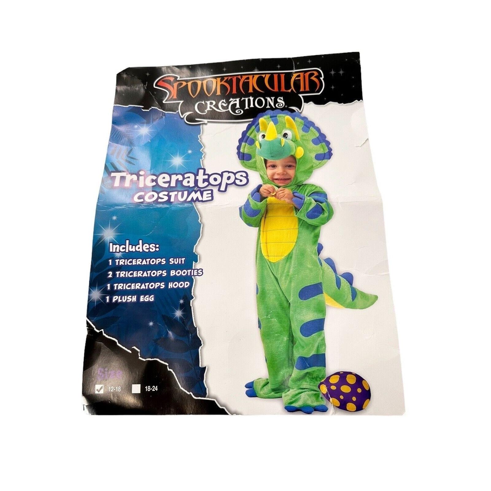 Triceratops Dinosaur Costume 18M Spooktacular Creations Halloween Toddler Baby