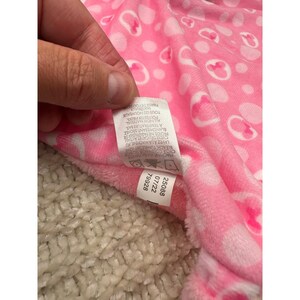 Disney Baby Minnie Mouse Lovey Security Blanket Pink Polka Dot Plush Kids Toy image 4