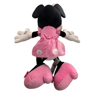 Muñeca de peluche Minnie Mouse de Disney con vestido rosa de lunares, tamaño grande, 71 cm. Tienda Disney imagen 6