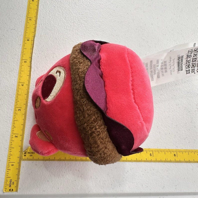 Disney Pixar Toy Story Baby Woody & Lotso Burger Plush Toys Munchlings Boardwalk image 9