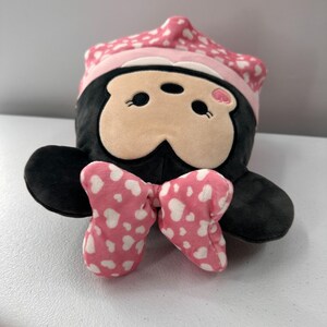 Squishmallows Disney Minnie Maus Plüsch 10"Rosa Herzen Gefüllte Valentinstag Bild 9