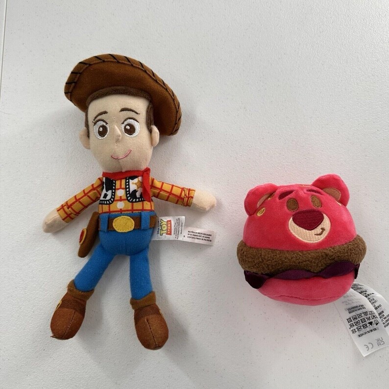 Disney Pixar Toy Story Baby Woody & Lotso Burger Plush Toys Munchlings Boardwalk image 15