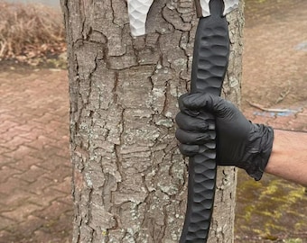 Handgeschmiedete Wikinger Axt aus Kohlenstoffstahl: