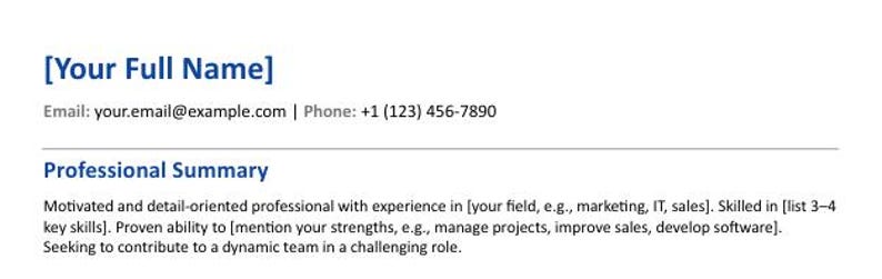 Simple Modern Resume Template - Il 794xN.7005629646 Sm9l 