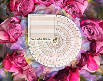 The Habit Sticker | Peel and Stick Habit Tracker for Daily Routine & Self-Discipline