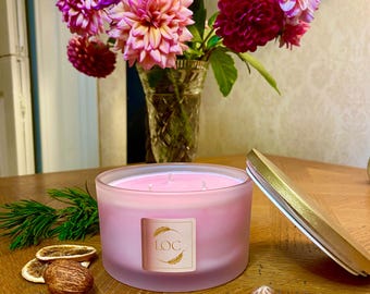 Velas de cera de soja de edición limitada / Aroma arabesco / Vela natural vertida a mano.