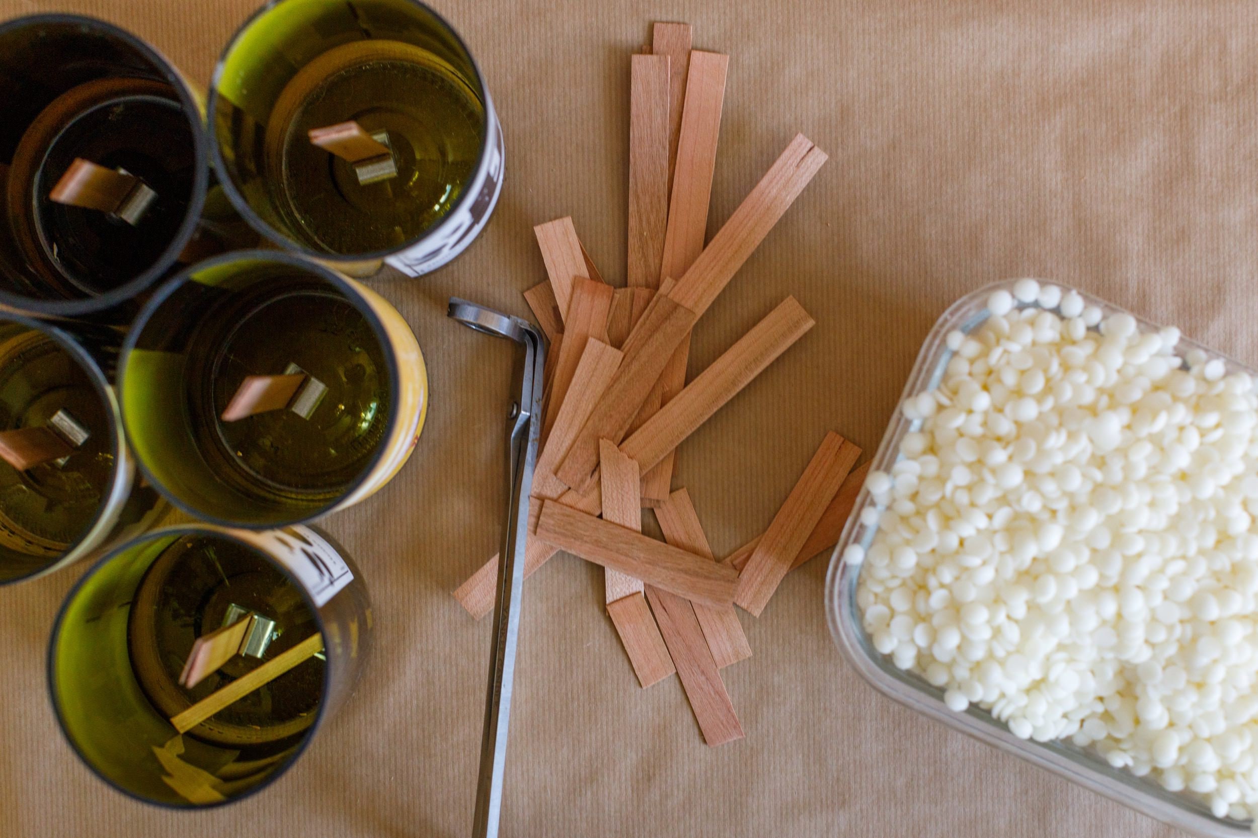 Candle refill kit wax wood wick & essential oils. Refills 1 Etsy