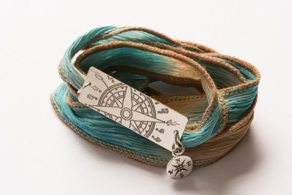 DIY Silk Wrap Bracelet Supplies or Silk Cord Kit DIY Jewelry Kit You Make  Five Adult Friendship Bracelets in Vintage Rose Marsha Neal Studio 