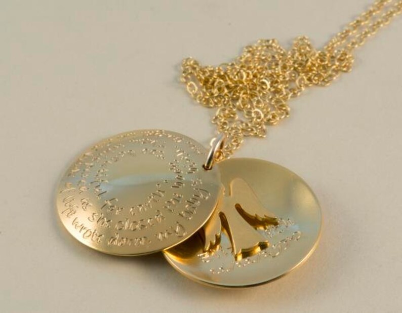 Loss of Parents Sister Brother Husband Personalized GOLD Sympathy gift Remembrance Handmade 24ct Gold925-silver jewelry Baby loss
