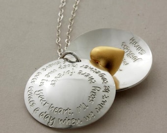 If there ever comes a day 925 Silver Engraved Motivational Jewelry Friendship Necklace Gift for Daughter Soul Sister