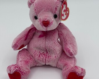 Beanie Baby TY - Romance Bear Hang Tag 9th Gen & Tush Tag 11th Gen
