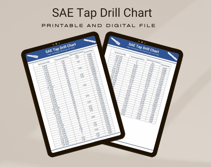 Decimal Machine Shop Chart.pdf Drill-tap, Machine Shop, Screw Threads, Decimal, Millimeter Charts ...