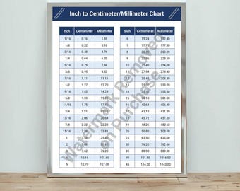 Inch to Metric Conversion Chart: Machinist/Engineer Reference (PDF & SVG Download)