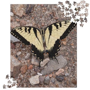 Butterfly Jigsaw Puzzle, Adult Puzzles, Challenging Puzzle, Family Fun, Puzzle Lover Gift, Game Night