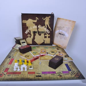 Wooden Board Game: Dreams and Nightmares | Wooden Strategy Game