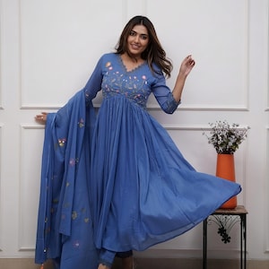 ice blue indian dress Ice Blue Indian Outfit