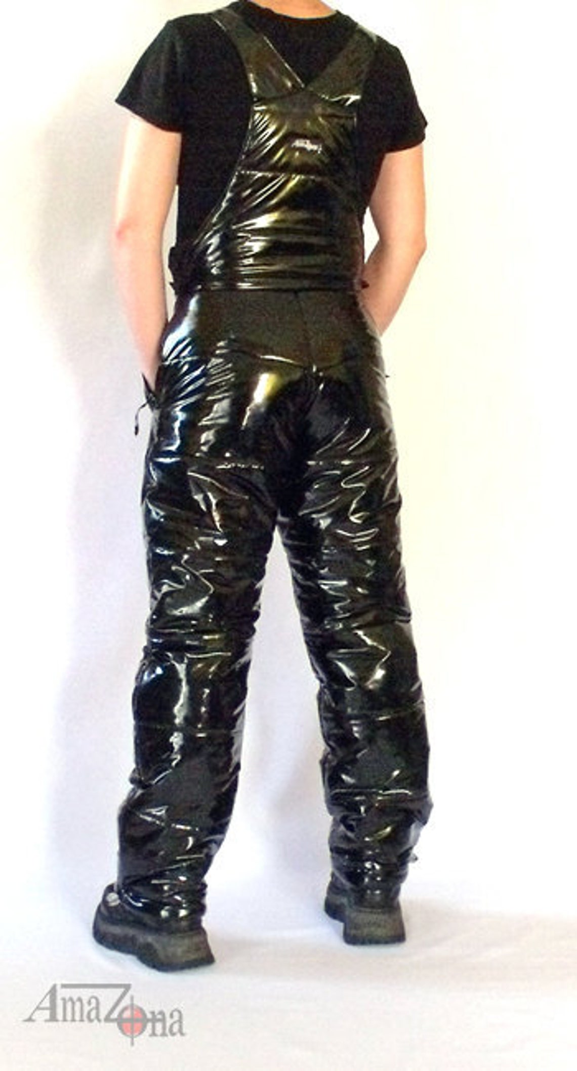 Monte Vista Shiny Vinyl Down Pants - Etsy