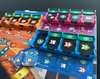 Tech Tile Holders for SETI Board Game