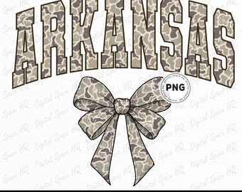 アーカンソー迷彩ボウ PNG、レトロなアーカンソー風ディストレスト PNG、アーカンソーカントリー PNG、オールドカモフラージュ昇華、アーカンソーハンティング PNG