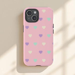 Cute Heart Pattern Phone Case, Fun Gift for Teens, Valentine&#39;s Day, Love, Stylish Protection