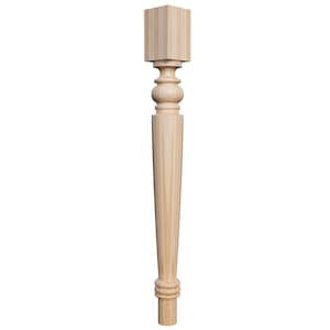 Gambe per tavolo tornite in legno massello: mobili fai da te in stile fattoria da 29&quot;